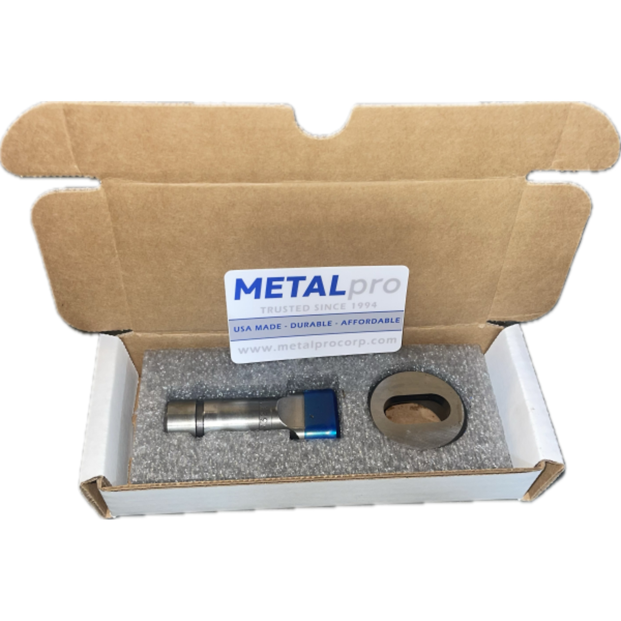 METALpro 7/16in. x 7/8in. Oblong Punch and Die Set, Model# MP8106
